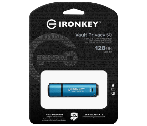 Kingston 128GB IronKey Vault Privacy 50 256bit Encryption - 1063240 - zdjęcie 3